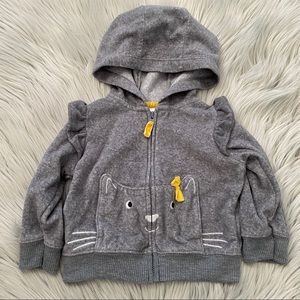 CARTERS Cat Hoodie 9 Months